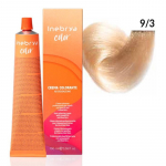 Inebrya Color GOLDEN Hair Coloring Cream (gold) - profesionalūs plaukų dažai, 100 ml - 9/3 Very Light Blonde Golden