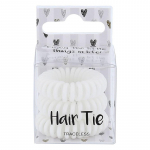 2K Hair Tie White - plauk&scaron; gumelės, 3 vnt.