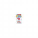 Invisibobble Clipstar Glow Happy Heart - plaukų sagtukai, 2 vnt.