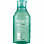 Redken Amino Mint Shampoo - valomasis, gaivinantis &scaron;ampūnas riebiai galvos odai, 300 ml