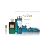 Khadlaj Island Extrait de Parfum 100 ml + Extrait de Parfum MINI 8 ml + DEO VAPO 200 ml &ndash; unisex kvepalų rinkinys