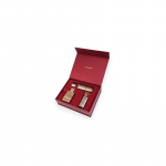 Al Haramain Amber Oud Ruby Edition Gift Set - dovanų rinkinys - EDP 75 ml, EDP 30 ml ir kūno dulksna 250 ml