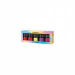 Dermacol Shine Bright Set - Sada neonov&yacute;ch laků na nehty