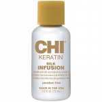 Farouk Systems CHI Keratin Silk Infusion - nenuplaunamas serumas pažeistiems, sausiems plaukams, 15 ml