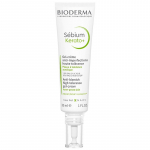 Bioderma S&eacute;bium Kerato+ Anti-Blemish High Tolerance Gel-Cream - gelinis kremas, skirtas į aknę linkusiai odai, 30 ml