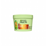 GARNIER Fructis Keratin Sleek Mask - Kaukė sausiems ir slenkantiems plaukams, 370 ml