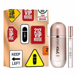 Carolina Herrera 212 VIP Rose kvepalų rinkinys moterims - EDP 80 ml ir mini EDP 10 ml