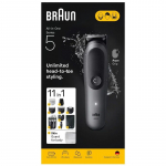 Braun Series 5 AIO5520 Grey - daugiafuunkcinis barzdos kirptuvas