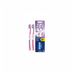 Oral B Pro-3D White Whitening Clean Medium Toothbrush - Zubn&iacute; kart&aacute;ček ( 2 ks )