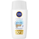 Nivea Sun Ultra Light Tinted Fluid SPF 50+ - lengvas tonuojantis veido skystis su SPF 50+, 40 ml - Medium