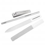 Tweezerman Glass Manicure Set - manikiūro rinkinys su stiklinėmis dildėmis