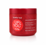 Inebrya Up To You Coily 3-in-1 Hydrating Jelly drėkinamoji plaukų kaukė, 500 ml