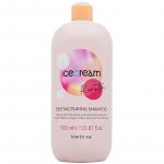 Inebrya Ice Cream Keratin Restructuring Shampoo - &scaron;ampūnas, 1000 ml