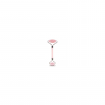 PlumBeauty Rose Quartz Facial Roller - veido kontūro volelis, rožinis