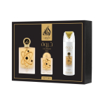 Lattafa Pride Tharwah Gold EDP 100 ml + EDP 20 ml + Bodyspray 200 ml &ndash; unisex kvepalų rinkinys