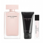 Narciso Rodriguez Narciso Rodriquez for Her Gift Set - dovanų rinkinys - EDP 100 ml, kūno losjonas 50 ml ir mini EDP 10 ml