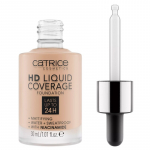 Catrice Liquid Make-Up HD Liquid Coverage Foundation - skystas makiažo pagrindas, 30 ml - 020 Rose Beige
