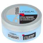 L&acute;Or&eacute;al Paris Studio Line Style Rework Out Of Bed Fibre Cream - plaukų formavimo kremas, 150 ml