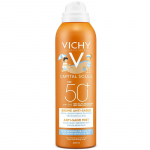 VICHY Capital Soleil Kids Protective Mist Anti-sand SPF50+ - skystas nuo saulės vaikams, 200 ml