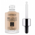 Catrice Liquid Make-Up HD Liquid Coverage Foundation - skystas makiažo pagrindas, 30 ml - 030 Sand Beige