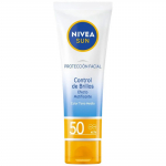 Nivea Sun UV Face Shine Control Cream Tinted SPF 50 - tonuotas matinis veido kremas, 50 ml - 01 Medium