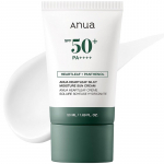 Anua Heartleaf Silky Moisture Sun Screen SPF 50+ - drėkinamasis kremas nuo saulės veidui, 50 ml