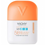 Vichy UV Aqua Hydrating Fluid Tinted SPF 50 - vandens tipo veido fluidas su tonuojančiu efektu, 50 ml
