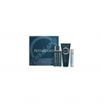 Salvatore Ferragamo Ferragamo Intense Leather Gift Set - rinkinys - EDP 100 ml, du&scaron;o želė 100 ml ir mini EDP 15 ml