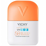 Vichy UV Aqua Hydrating Invisible Fluid SPF 50 - vandens tipo tekstūros veido apsauginis fluidas, 50 ml