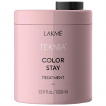Lakm&eacute; Teknia Color Stay Treatment - intensyvi maitinamoji kaukė dažytų plaukų spalvai apsaugoti ir atgaivinti, 1000 ml