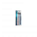 MEDIBLANC Toothbrush with silver bristles 4 pcs - keturių dantų &scaron;epetėlių rinkinys