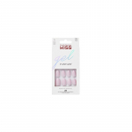 Kiss My Face Gel Fantasy Nails Pure Love - dirbtiniai nagai, 28 vnt.