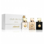 Armaf Club de Nuit Parfum ir Collector's Pride &ndash; Moteri&scaron;kų mini kvepalų kolekcija 3 x 30 ml