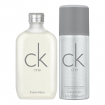 Calvin Klein CK One Gift Set - dovanų rinkinys vyrams - EDT 100 ml ir dezodorantas 150 ml