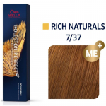 Wella Professional Koleston Perfect ME + Pure Naturals - plaukų dažai, 60 ml - 7/37