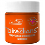 La Riche Directions Semi-Permanent Conditioning Hair Colour - pusiau ilgalaikiai plaukų dažai, 88 ml - Fluorescent Orange
