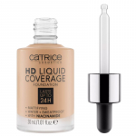 Catrice Liquid Make-Up HD Liquid Coverage Foundation - skystas makiažo pagrindas, 30 ml - 040 Warm Beige