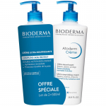 Bioderma Atoderm Ultra-Nourishing Moisturising Cream Duopack - drėkinamasis kremas veido bei kūno odai, 2 x 500 ml