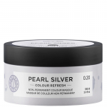 Maria Nila Pearl Silver 0.20 Colour Refresh Mask - kaukė su nepermanentiniais spalvos pigmentais, 100 ml
