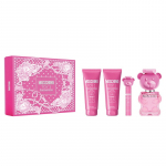 Moschino Toy 2 Bubble Gum dovanų rinkinys moterims - EDT 100 ml, mini EDT 10 ml, du&scaron;o želė 100 ml ir kūno lsojonas 100 ml