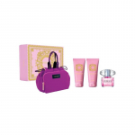 Versace Bright Crystal Gift set EDT 90 ml, body lotion 100 ml, shower gel 100 ml and cosmetic bag 90 ml  moterims