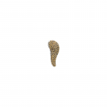 Dtangler Leopard Yellow - Hair brush with handle 1 vnt. Leopard Yellow