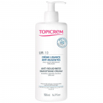 Topicrem UR10 Anti Roughness Smoothnig Cream - kūno kremas sausai ir &scaron;iurk&scaron;čiai odai, 500 ml