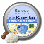 Saloos Organic Shea Balm - balzamas nosiai vaikams i&scaron; i&scaron; ekologi&scaron;ko taukmedžio sviesto, 19 ml