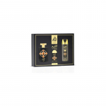 Lattafa Perfumes Al Qiam Gold Gift Set - rinkinys - EDP 100, dezodorantas 200 ml ir EDP 20 ml