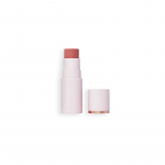 Makeup Revolution Silk Blush Blusher Stick - skaistalų pie&scaron;tukas, 4,5 g - Peachy Pink