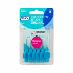 TePe Interdental Brush Normal ( 0,6 mm blue ) - tarpdančiams skirti &scaron;epetėliai, 6 vnt.