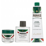 Proraso Green Shaving Set - skutimosi priemonių rinkinys vyrams, 350 ml