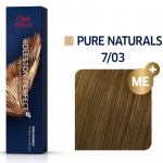 Wella Professional Koleston Perfect ME + Pure Naturals - plaukų dažai, 60 ml - 7/03