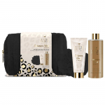 The Luxury Bathing Company Body Care Gift Set in Cosmetic Bag ( Cashmere, Musk & Amber ) - kūno priežiūros dovanų rinkinys